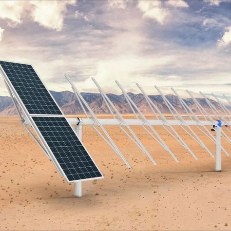 solar tracker Eco Technology, Solar Tracker, Water Turbine, Solar Tubes, Solar Energy Projects, Pv System, Solar Solutions, Solar Projects, Solar Electric