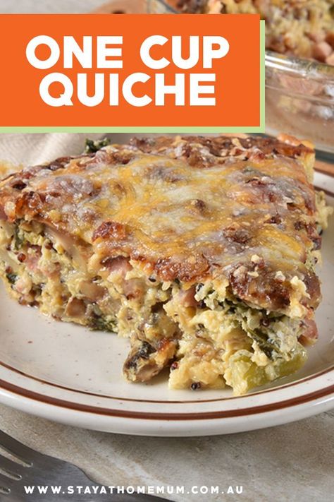 One Cup Quiche Recipe, One Cup Quiche, Leftover Ideas, Budget Dinner Recipes, Impossible Pie, Stay At Home Mum, Budget Recipes, Healthy Recipes On A Budget, Quiche Recipe