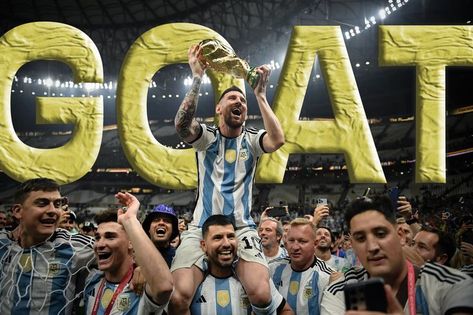 Can we all come to an agreement about who the real GOAT is? Download and display this Messi FIFA World Cup Trophy computer wallpaper! Messi Computer Wallpaper, Messi Macbook Wallpaper, Messi Wallpaper Laptop, Messi Laptop Wallpaper, Messi Fifa World Cup, Best Wallpapers For Laptop, Argentina Fc, Fifa World Cup Trophy, Messi And Ronaldo Wallpaper