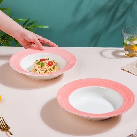 Pasta on your mind? 🤭 Our meticulous collection brings you perfect pasta plates for all your continental dishes. 🍝 Products featured: 1. Pastel Pink Pasta Plate 500 ml Set Of 2 2. Pasta Plate 3. Dainty Patterned Snack Plate 4. Willow Dark Grey 8 Ceramic Pasta Plate 5. Dainty Patterned Ceramic Pasta Dish Square 7.5 inch 6. Willow Dark Grey Ceramic Pasta Plate 7. Flower Glass Pasta Plate 8. Aurelea Pasta Plate #pastaplates #pastalover #pastapasta #snackplate #breakfastplate #diningplates #... Continental Dishes, Pink Pasta, Pasta Plate, Pasta Plates, Dining Plates, Pasta Lover, Breakfast Plate, Perfect Pasta, Pasta Bowl