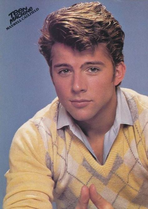 Maxwell Caulfield, Bad Michael, 80s Guys, Grease Is The Word, Grease 2, Male Model Face, Grease Hairstyles, 80s Men, Male Actors