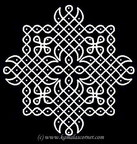 Kolam Art, Chikku Kolam, Kolam Dots, Indian Rangoli Designs, Ideas For Flowers, Black Background Design, Flowers Black Background, Pulli Kolam, Rangoli Designs Photos