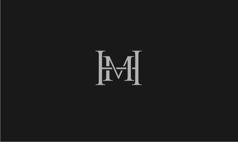 Mh Monogram, Mh Tattoo, Hm Monogram, Mh Wallpaper, Hm Logo, House Logo Design, Graphic Design Website, Initial Logo, 3 Movie