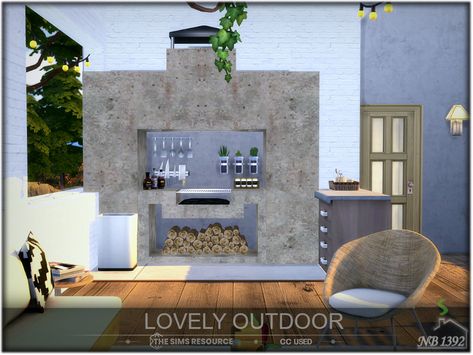 Sims 4 Cc Outdoor Kitchen, Sims 4 Outdoor Kitchen, Sims 4 Grill Cc, Sims 4 Patio Furniture Cc, Sims 4 Outdoor Furniture Cc, Sims 4 Outdoor Cc, Sims Kitchen, Outside Grill, Furniture Cc