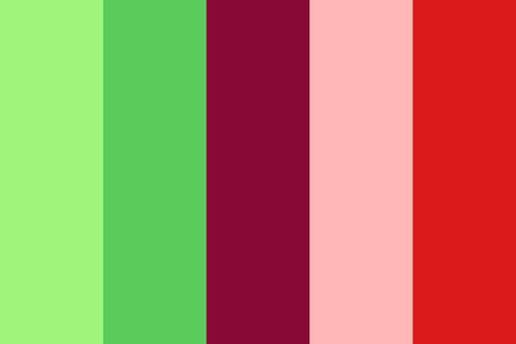 Watermelon Zombie color palette Zombie Colour Palette, Zombie Color Palette, Watermelon Pictures, Style Tips And Tricks, Palette Green, Colour Aesthetic, Watermelon Patch, Palettes Color, Drawing Anatomy