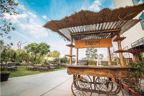 Tapri Ashram Funky Stools, Chai Stall, Making Tea Blends, Kerala Cafe, Bellocq Tea Atelier, Tea Stall, Cafe Designs, Outdoor Restaurant Patio, Tea Supplies