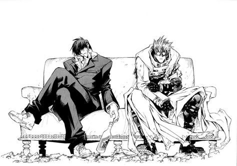 Trigun Maximum, Reservoir Dogs, Manga Pages, Fanarts Anime, Manga Comics, Manga Art, Peace And Love, Art Inspo, Anime Wallpaper