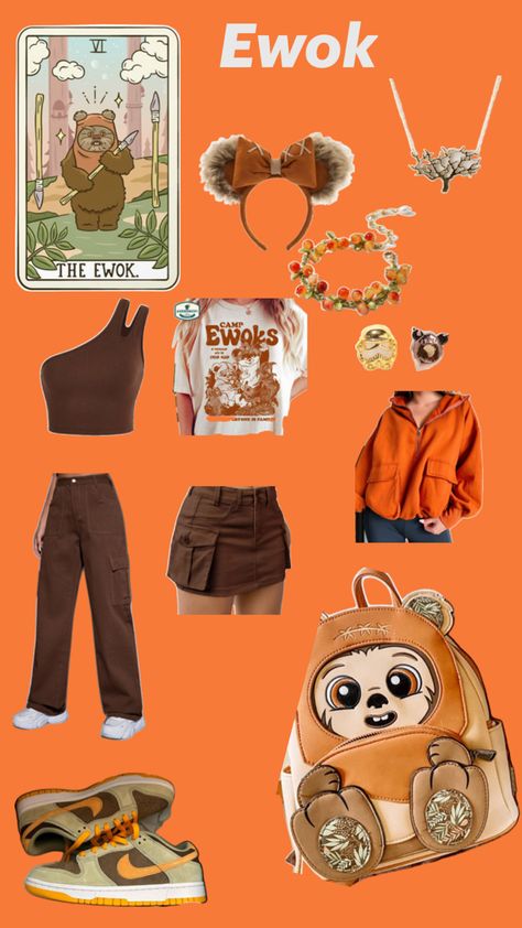 Star Wars Ewok inspired fit Star Wars Disneybound, Star Wars Ewok, Dance Style Outfits, Star Wars Halloween, Star Wars Disney, Star Wars Outfits, Disney Bound Outfits, Dance Fashion, Disney Star Wars