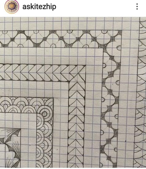 Grid Paper Art Drawings, Graph Paper Journal, Grid Design Pattern, Graph Paper Designs, Graph Paper Drawings, Blackwork Patterns, Barn Quilt Designs, Page Borders Design, Geometric Pattern Art