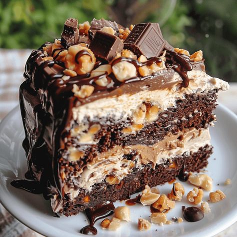 Snickers Poke Cake Recipe - Recipes, Tasks & Tools Snickers Poke Cake, Snickers Cake, Poke Cake Recipe, Poke Cake Recipes, Poke Cakes, Cake Fillings, Melting Chocolate Chips, Poke Cake, Cake Mix Recipes