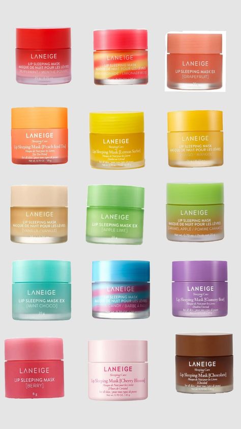 Laneige Lip Sleeping Masks Laneige Lip Sleeping Mask Flavors, Laneige Lip Sleeping Mask Sweet Candy, Lanage Lip Set, Laneige Gift Set, Langieg Lip Mask, Lanage Lip Mask, Laneige Lip Mask Aesthetic, Lainage Lip Mask, Lanage Lip Products