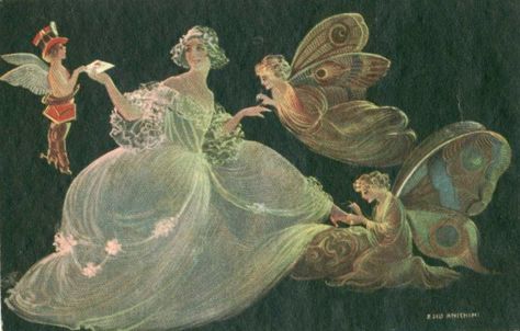 Ida Rentoul Outhwaite, Fairy Music, Fairy Girls, Trees, Music, Art