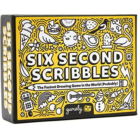 Six Second Scribbles: The frantically fast and fantastically fun drawing game | A family friendly party game for children, teens and adults : Amazon.co.uk: Toys & Games Items To Draw, Fun Drawing Games, Cheese Drawing, Fast Drawing, Family Party Games, You Doodle, Drawing Games, Traditional Games, Pencil And Paper