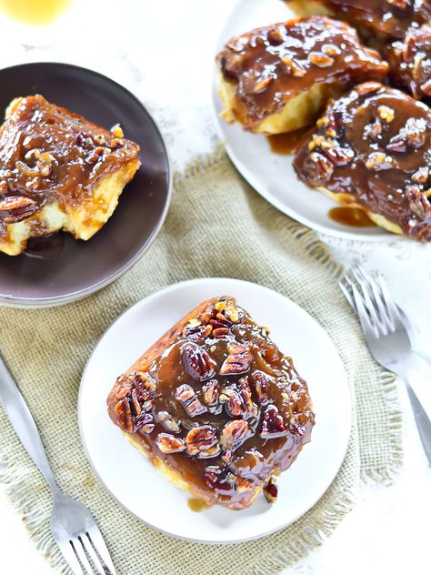 Sticky Buns Sticky Buns Recipe, Sticky Buns Recipes, Flour Bakery, Buns Recipe, Creamed Honey, Sticky Buns, Apple Fritters, 1 Of 1, Beignets