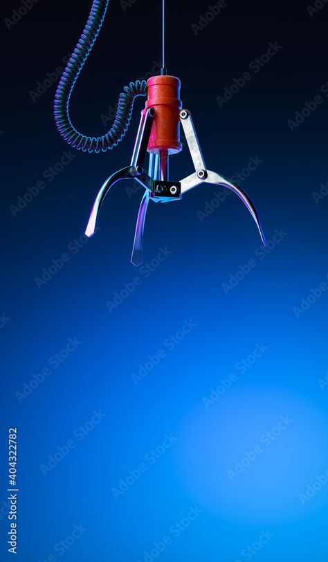 Blue Gradient Background, Claw Crane, Crane Game, Crane Machine, Claw Machine, Blue Gradient, Gradient Background, 3d Rendering, Design Illustration