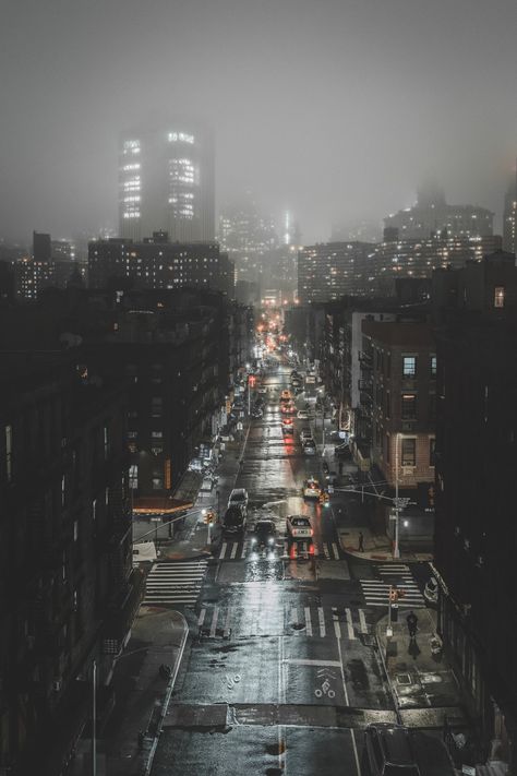 Foggy City, City Picture, City Rain, Rainy City, Sleep Study, Rain And Thunder, Dark City, City Pictures, City Vibe