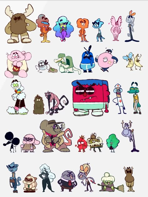 Tawog Art, Tawog Characters, Tawog Fanart, Adventures Of Gumball, Pi Art, Laugh Cartoon, Mr Smalls, Cartoon Network Characters, Amazing Gumball