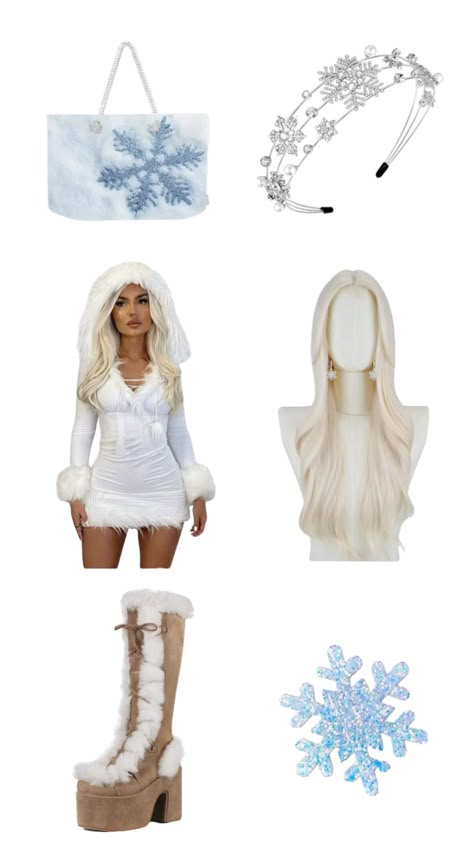 #winter #snow #season #costume #cosplay #outfit #rave #coachella Winter Wonderland Rave Outfit, Snow Bunny Rave Outfit, Cold Rave Outfits, Winter Rave Outfits, Cute Rave Outfits, Winter Rave, Snow Season, Festival Fits, Outfit Rave