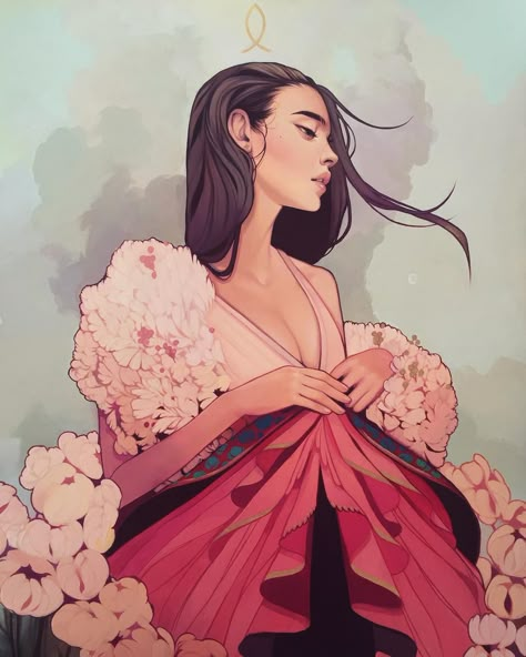 [by kelsey j beckett] Kelsey Beckett, Japanese Graphic Design, Arte Inspo, Art Et Illustration, Portrait Illustration, 영감을 주는 캐릭터, Drawing Tutorials, Art And Illustration, Illustration Inspiration