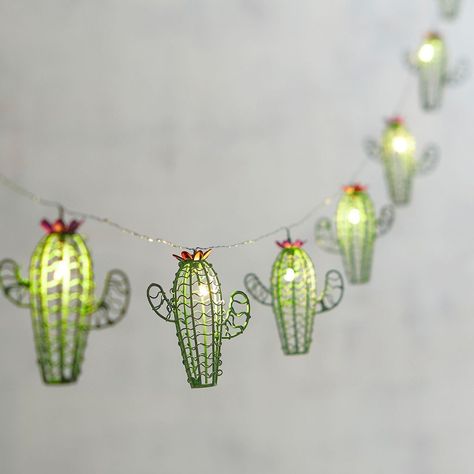 Cactus lights for those summer vibes #decorateoutdoorsstringlights Intimate Lighting, Cactus Light, Cactus Decor, Bohol, Décor Diy, White Wall, Cacti And Succulents, Hollywood Regency, My New Room