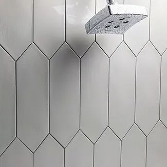 Shower Wall Tiles Hexagon Tile Floor, Silver Tile, Hexagon Wall, Shower Wall Tile, Ivy Hill Tile, Flooring Store, Hexagon Tiles, Toilet Storage, Tile Stores