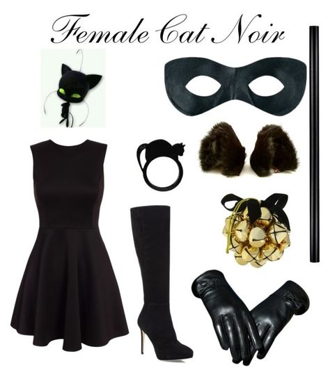 "Female Cat Noir" by adeline-jackson on Polyvore featuring Hinkley Lighting and Jimmy Choo Cat Noir Outfit Ideas, Cat Noir Inspired Outfit, Female Cat Noir, Cat Noir Outfit, Miraculous Ladybug Costume, Miraculous Ladybug Toys, Monster High Cosplay, Dapper Day Outfits, Ladybug Outfits