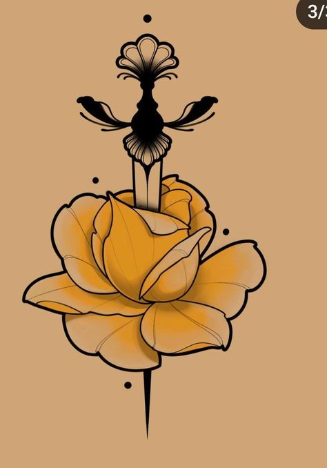 Neo Trad Tattoo Flash, Trad Tattoo Flash, Neo Traditional Roses, Traditional Tattoo Stencils, Neo Trad Tattoo, Tattoo Concepts, Tattoo Practice, Traditional Roses, Flowers Tattoo