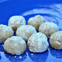 Honey Butter Balls  - Allrecipes.com #MyAllrecipes #AllrecipesAllstars #AllrecipesFaceless Honey Balls Recipe, Oatmeal Energy Balls Recipe, Butterball Recipe, Butterball Cookies, Peanut Butter Energy Balls, Snowball Cookie Recipe, Cookie Balls, Honey Granola, Buttered Corn