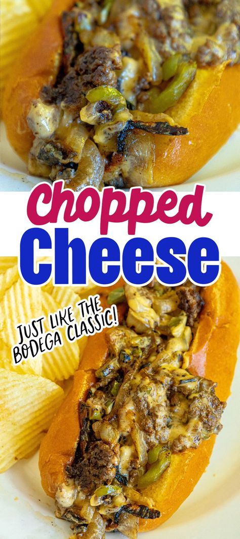 Chopped Cheese Sandwich - Sweet Cs Designs Ground Beef Peppers, Chopped Cheese Sandwich, Sweet Potato Chips Baked, Chopped Steak, Chopped Cheese, Recipes By Ingredients, Sub Sandwiches, Sports Nutritionist, Lost 100 Pounds