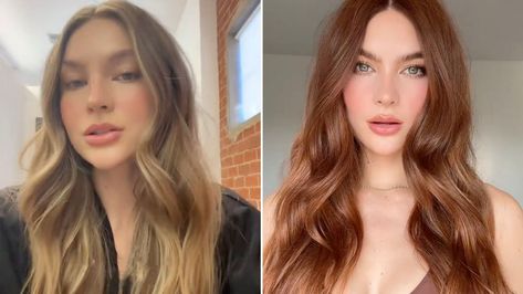 You Don't Want to Miss This Cowgirl Copper Transformation Getting Tons of Likes on TikTok Copper Hair Transformation, Cowgirl Copper Hair, Cowgirl Copper, Hair Color Transformation, Demi Permanent, Skin Undertones, Hair Color Formulas, Copper Hair Color, Copper Hair