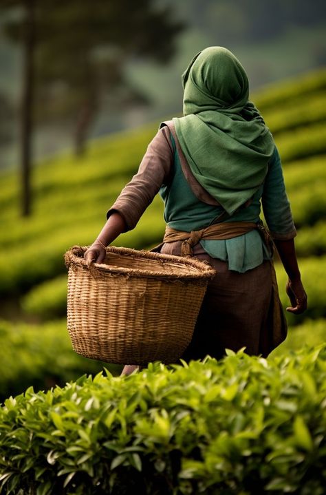 Lush Asian Tea Fields - Tranquil Beauty - Traditional Tea Farming - Natural Elegance - Pinterest Pin Tea Plants, Asian Tea, Tea Farm, Tea Plant, Tea Culture, Lush Greenery, Tea Shop, Food Photography, Lush