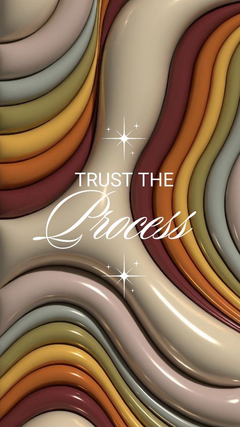 Trust the process 💫 Be You Wallpaper, Trust The Process Wallpaper, Process Wallpaper, Spiritual Wallpaper, Jelly Wallpaper, Positive Wallpapers, Phone Screen Wallpaper, Iphone Wallpaper Photos, Apple Watch Wallpaper