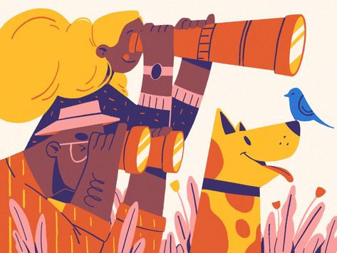 Bird Watching by Jason Roy on Dribbble