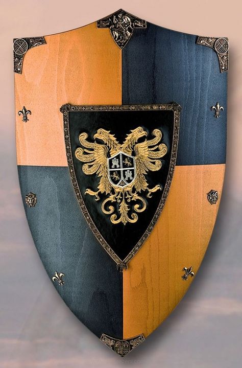 Triangular shield AKA heater shield Medieval Shield, Knight Shield, Foam Armor, Medieval Shields, Wooden Shield, Medieval Armor, Medieval Knight, Medieval Clothing, Shield Design