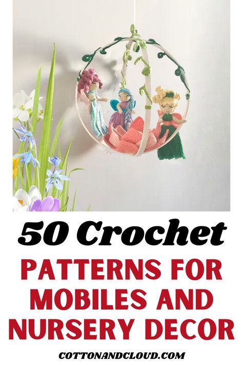 Crochet Baby Room Decor, Crochet Baby Nursery, Crochet Baby Mobile, Whimsical Nursery Decor, Crochet Crib, Crochet Farm Animals, Chunky Yarn Crochet, Crochet Nursery Decor, Nursery Decor Ideas