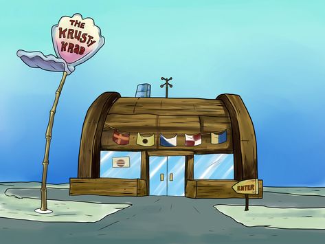 How to Draw the Krusty Krab Crusty Crab Spongebob Drawing, Krusty Krab Decorations, The Crusty Crab Spongebob, Krusty Krab Wallpaper, Crusty Crab Spongebob, Krusty Krab Drawing, Hd Drawings, Spongebob Krusty Krab, Drawings Wallpaper