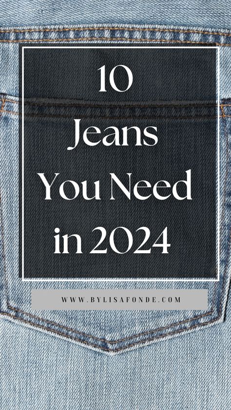 10 jeans that will be trendy in 2024. Denim trends for 2o24. Best jeans for women in 2024. Best Jean styles for 2024. Jeans Look Woman Style, Jeans Every Girl Should Own, How To Style Denim Jeans, Trendy Jeans 2024 Women, Latest Jeans For Women, 2024 Fashion Trends Jeans, Jeans Outfit Spring 2024, The Best Jeans For Women, 2024 Denim Trends Women