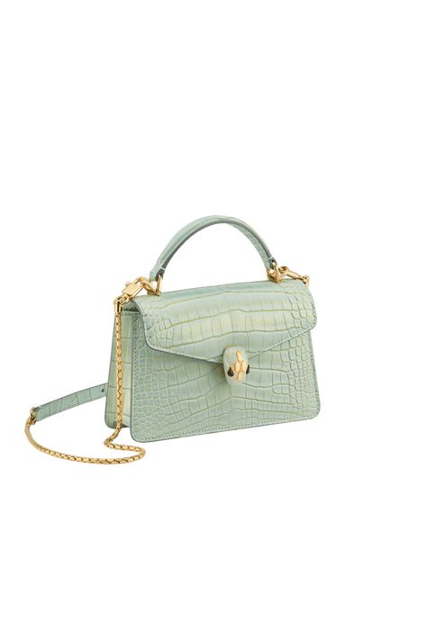 Serpenti Forever Mini Top Handle Bag Alligator 293742 | Bags | Bvlgari Official Store Bvlgari Bag, Bvlgari Purse, Bvlgari Wallet On Chain, Bulgari Serpenti Bag, Bulgari Serpenti Forever Crossbody Bag, Bvlgari Serpenti, Bvlgari Bags, East West, Mini Bag