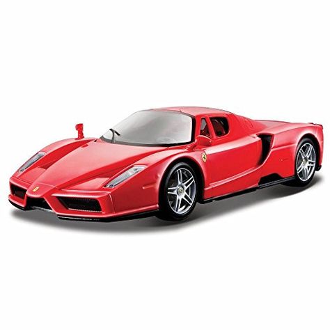 Enzo Ferrari Red  Bburago 26006  124 scale Diecast Model Toy Car >>> You can find out more details at the link of the image. Ferrari F80, Red Ferrari, Ferrari Enzo, Lamborghini Miura, Miniature Collection, Ferrari 488, Ferrari F40, Ferrari Logo, Diecast Model Cars