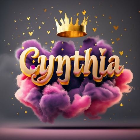 Cynthia Wallpaper, Facebook Background, Name Wallpaper, Alphabet Design, Moon Goddess, Names With Meaning, Name Art, African Art, Scrapbook Paper