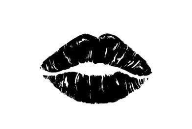 Unique Black And White Tattoos For Women, Lips Black And White, Lip Stencil, Eye Lash Tattoo, Patchwork Tattoos, Glossier Girl, Kiss Tattoos, Lips Photo, White Lips