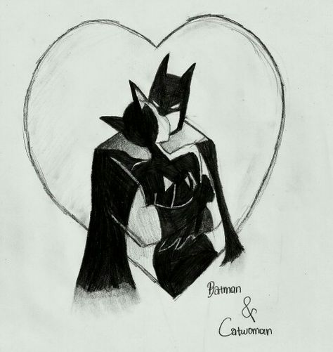 Batman and catwoman love Batman X Catwoman, Catwoman Drawing, Batman Love, Batman Drawing, Batman And Batgirl, Catwoman Cosplay, Batman And Catwoman, Im Batman, Batman Universe