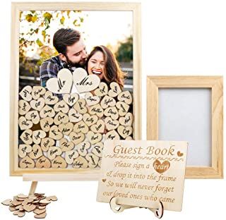 Amazon.ca : wedding guest book picture frame Picture Frame Guest Book Wedding, Guest Book For Wedding, Drop Box Guest Book, Unique Guest Book, Wedding Frame, Wedding Guest Book Alternative, Rustic Wedding Guest Book, Guest Book Alternative, Wedding Guest Book Alternatives