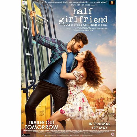 Half Girlfriend Movie, Girlfriend Song, بريانكا شوبرا, Status Pic, Mohit Suri, Half Girlfriend, Bollywood Films, Pfp Matching, Bollywood Couples