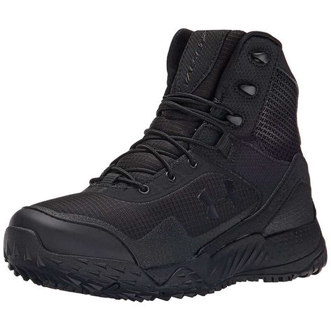 Under Armour Women Boots Valsetz Rts Military And Tactical Black #UNDERARMOUR #VALSETZRTSMILITARYANDTACTICAL Under Armor Combat Boots, Abrasion-resistant Black Combat Boots For Sports, Tactical Wear-resistant Black Boots, Black Tactical Gore-tex Combat Boots, Black Military Combat Boots With Reinforced Toe, Armour Women, Duty Gear, Womens Ugg Boots, Shoes World