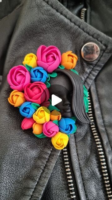 Polymer Clay Brooch, Polymer Clay Tutorials, Clay Artist, Polymer Clay Projects, Polymer Clay Tutorial, Jack Daniels, Clay Tutorials, Clay Projects, You Think