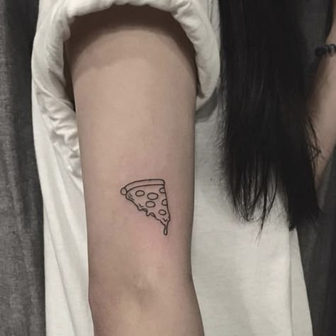 can't find credit Pizza Slice Tattoo, Pikachu Tattoo Design, Grandfather Tattoo, Unique Tattoos Black Women, Pizza Tattoo, Anatomy Tattoo, Pikachu Tattoo, Tattoo Black And White, Stick Poke Tattoo