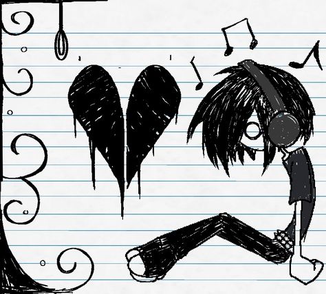 he's wearing a wig!! #regretevator #emoteenager #emo Emo Drawings On Paper, Emo Pfp 2000s, Easy Emo Drawings, Emo Artstyle 2000s, Emo Art Style, Emo Anime Characters, Emo 2000s Art, Emo Artstyle, Emo Drawing