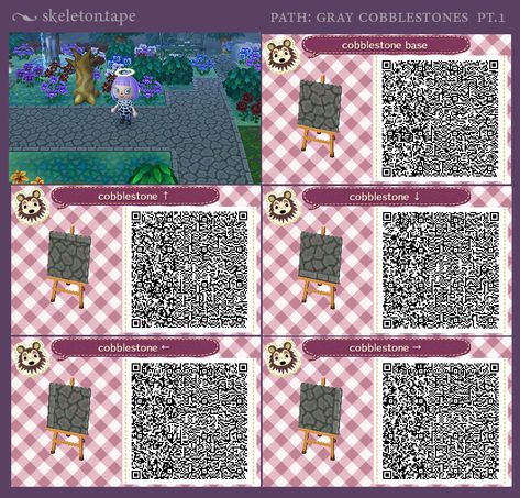 Animal Crossing New Leaf Paths, Animal Crossing Stone Path Qr Codes, Animal Crossing New Leaf Qr Codes Paths, Animal Crossing New Leaf Qr Codes Paths Stones, Acnl Path Qr Codes, Animal Crossing New Leaf Town Ideas, Acnl Qr Codes Paths Stones, Acnl Brick Path Qr Codes, Acnl Stone Path