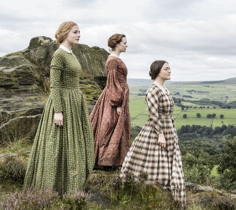 Charlie Murphy, Chloe Pirrie and Finn Atkins as Anne, Emily and Charlotte Bronte in “To Walk Invisible: The Bronte Sisters.” The Bronte Sisters, Drama Films, Best Period Dramas, Period Drama Movies, Jonathan Pryce, Emily Brontë, Charlotte Brontë, British Movies, Bronte Sisters